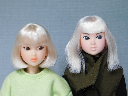Momoko Girl Pop Lime Cat и Moonless Night