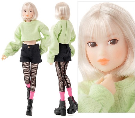 Momoko Girl Pop Lime Cat