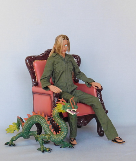 Кукла Eight Dragon PetWORKs c драконом