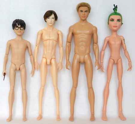 Сравнение тел кукол Boy Nine Petworks и кукол Mattel